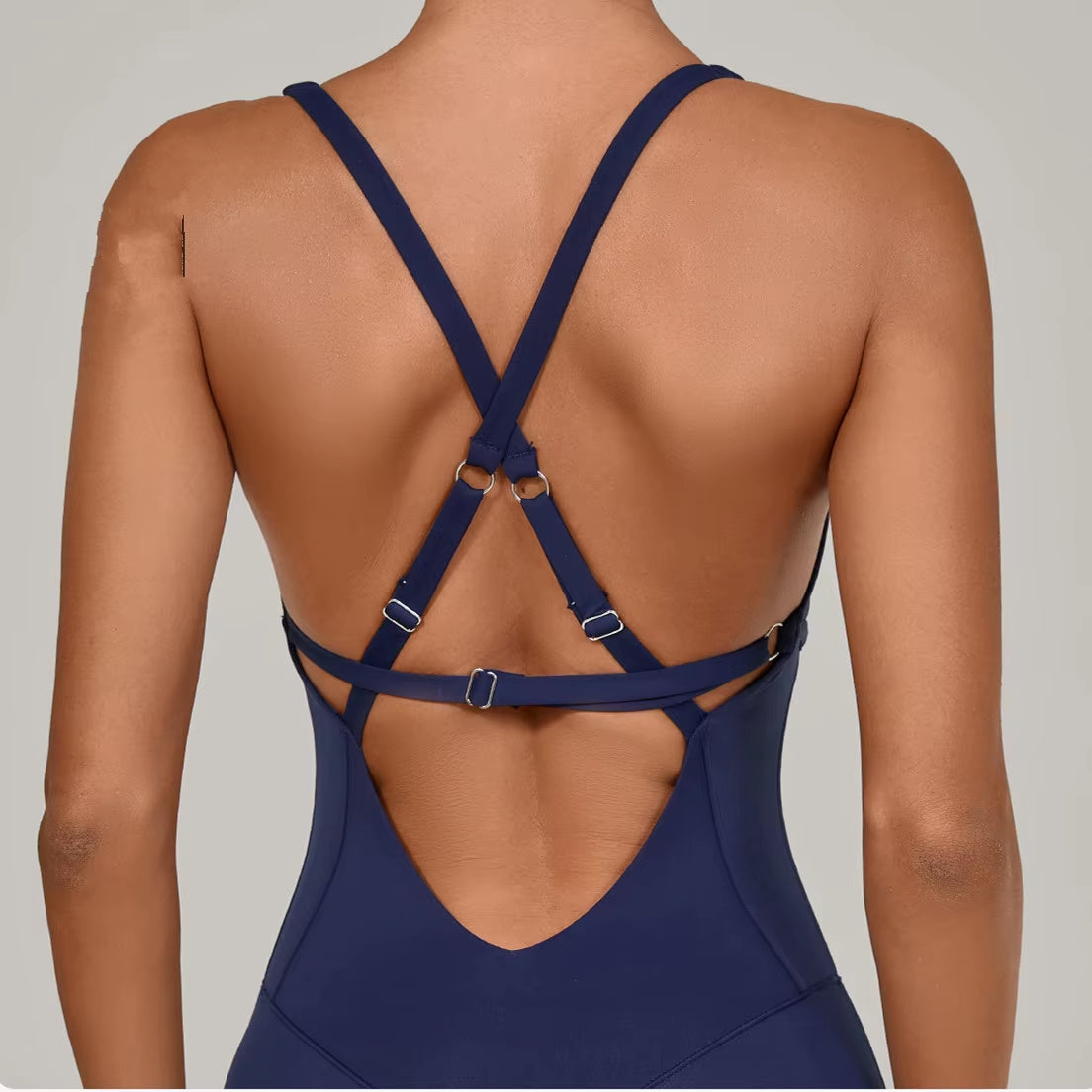 Adjustable Back Fitnes Women Bodysuits Corset Yoga Set Push up Gym One Piece Jumpsuit Workout Jumpsuit Female Active Wear XP274