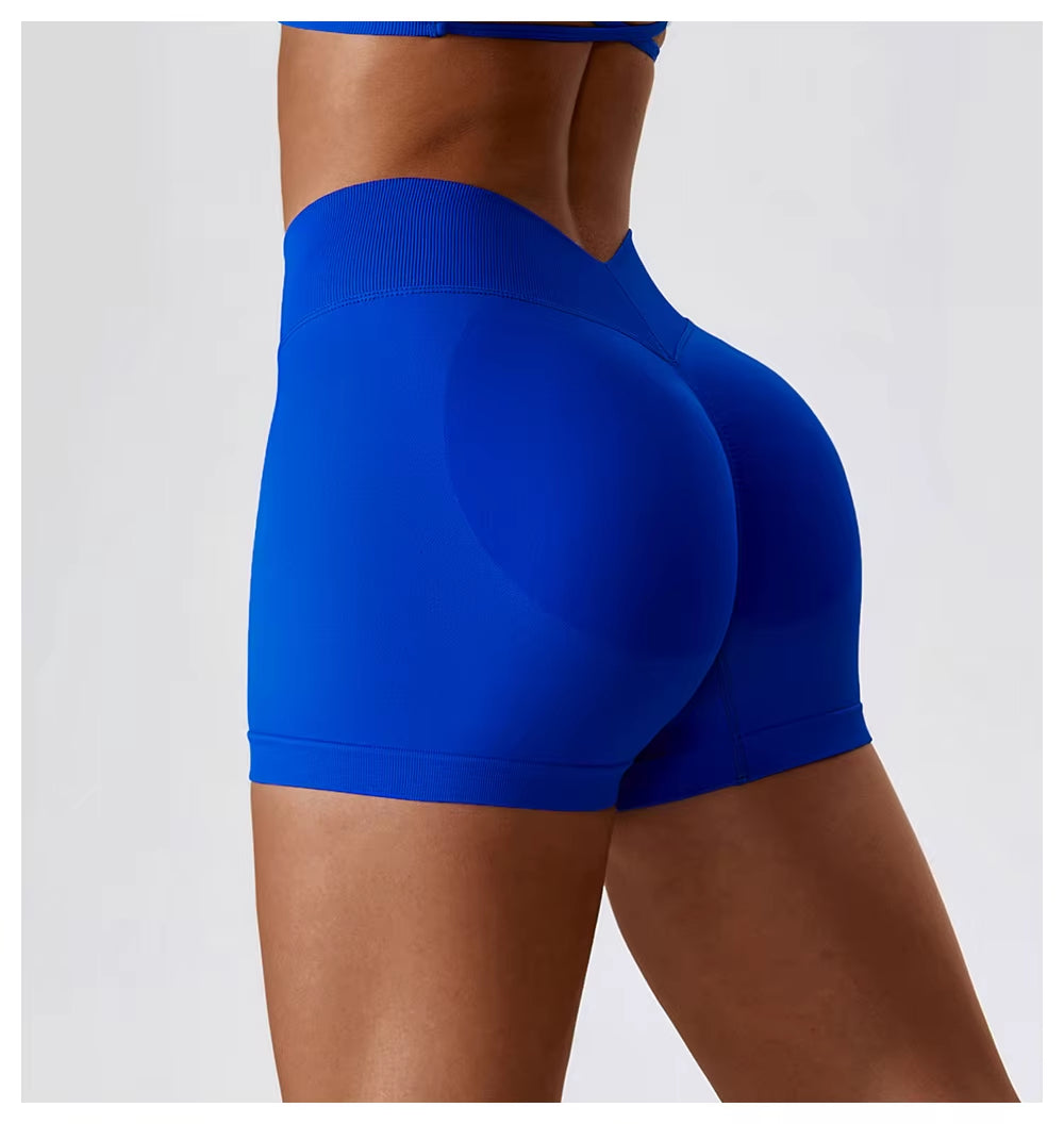 Yoga Shorts Women Gym Outfit Scrunch Butt Fitness Workout High Waist Leggings Gym Clothes for Women Cycling Shorts Sports Shorts