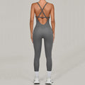 Adjustable Back Fitnes Women Bodysuits Corset Yoga Set Push up Gym One Piece Jumpsuit Workout Jumpsuit Female Active Wear XP274