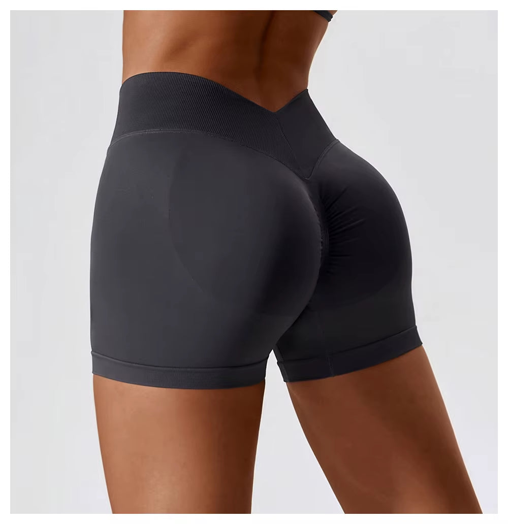 Yoga Shorts Women Gym Outfit Scrunch Butt Fitness Workout High Waist Leggings Gym Clothes for Women Cycling Shorts Sports Shorts